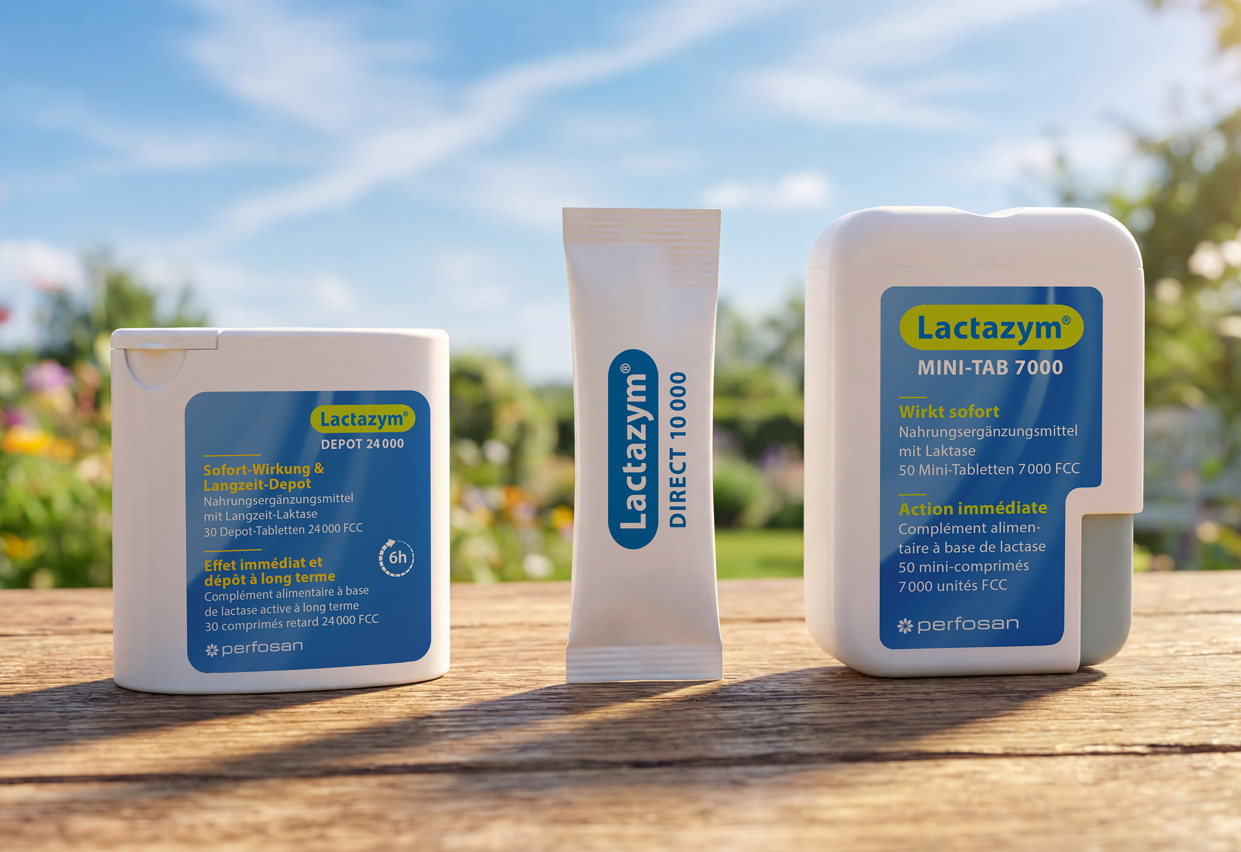 Lactazym Produkt-Inszenierung